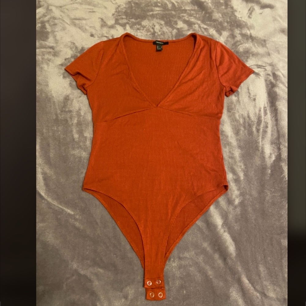 Forever 21 reddish maroon bodysuit